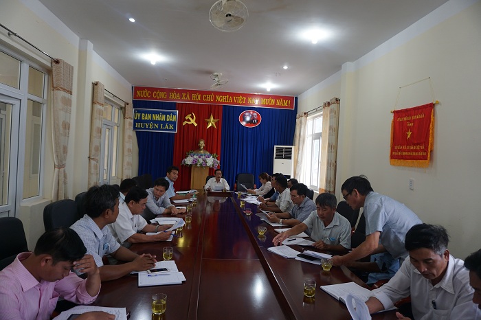 Họp Ban chỉ đạo Ban điều phối Chương trình 167, giai đoạn 2 của huyện Lắk