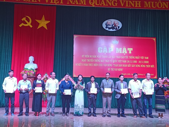 Gặp mặt, tọa đàm kỷ niệm 90 năm Ngày thành lập  Mặt trận dân tộc thống nhất Việt Nam, Ngày truyền thống Mặt trận Tổ quốc Việt Nam