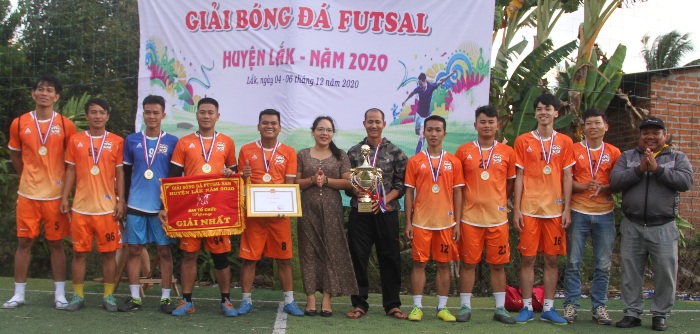 Giải bóng đá Futsal nam huyện Lắk năm 2020