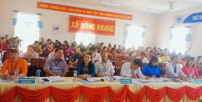 Đại hội điểm Hội Phụ nữ xã Bông Krang, lần thứ XIII, nhiệm kỳ 2021-2026