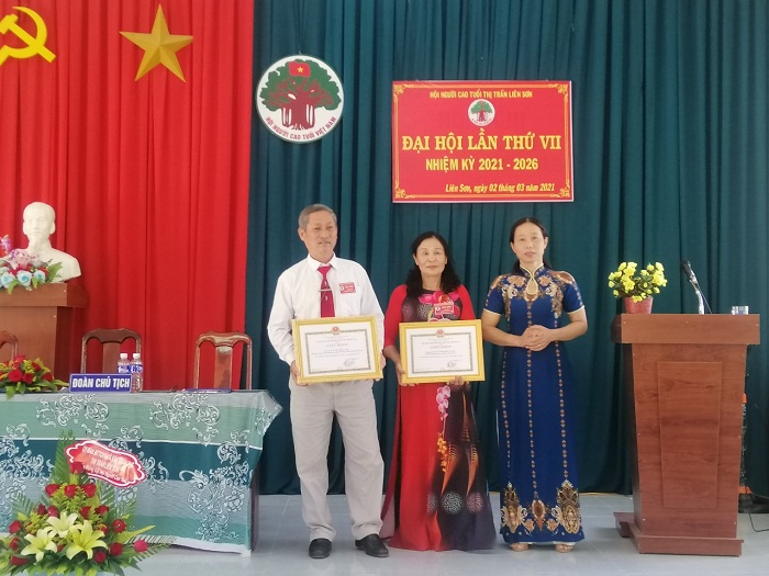 Đại hội người cao tuổi thị trấn Liên Sơn, nhiệm kỳ 2021-2026