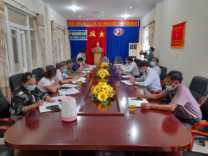 Họp Ban Chỉ đạo phối hợp tổ chức kỳ thi tốt nghiệp trung học phổ thông huyện Lắk năm 2021
