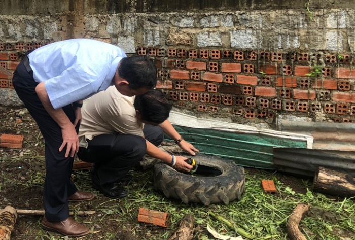 Đoàn công tác số 07 của Bộ Y tế kiểm tra công tác phòng chống sốt xuất huyết tại huyện Lắk