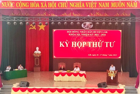 HĐND huyện Lắk tổ chức kỳ họp thứ 4, khóa XII, nhiệm kỳ 2021-2026