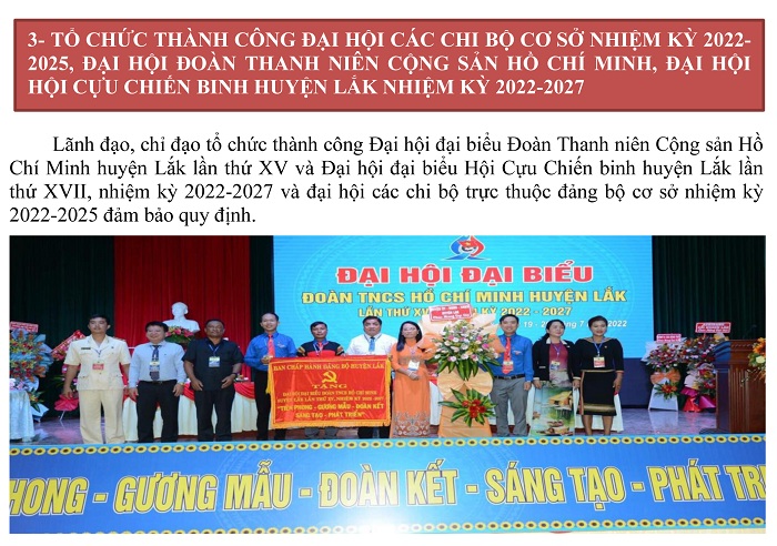 10 Sự kiện nổi bật huyện Lắk năm 2022