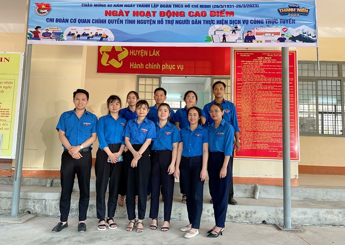 Chi đoàn cơ quan chính quyền huyện Lắk có nhiều hoạt động hưởng ứng Tháng thanh niên năm 2023