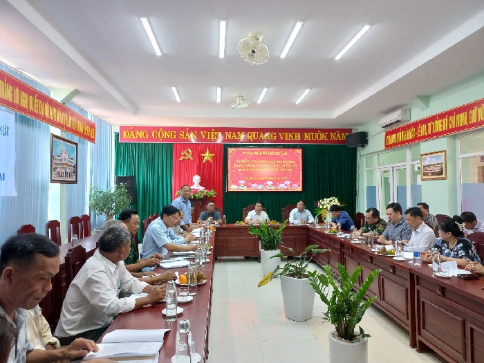 Đoàn công tác liên ngành Trung ương khảo sát thực tế  tại xã Nam Ka, huyện Lắk để xét công nhận xã an toàn khu
