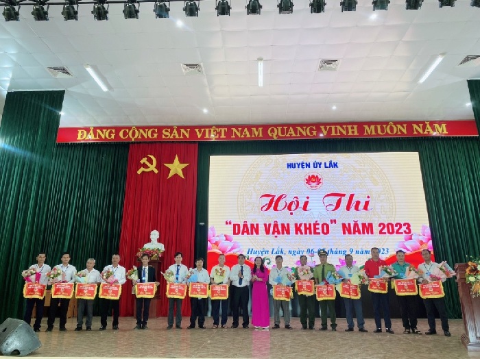 Huyện Lắk: Sôi nổi Hội thi Dân vận khéo năm 2023