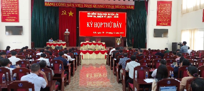 Hội đồng nhân dân huyện Lắk tổ chức Kỳ họp thứ Bảy  HĐND huyện khóa XII, nhiệm kỳ 2021 - 2026