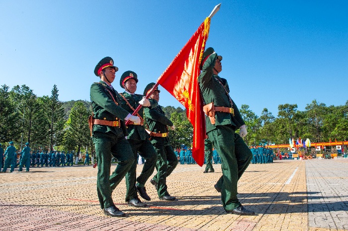 Lễ ra quân huấn luyện năm 2024 và phát động đợt thi đua kỷ niệm 70 năm chiến thắng Điện Biên Phủ